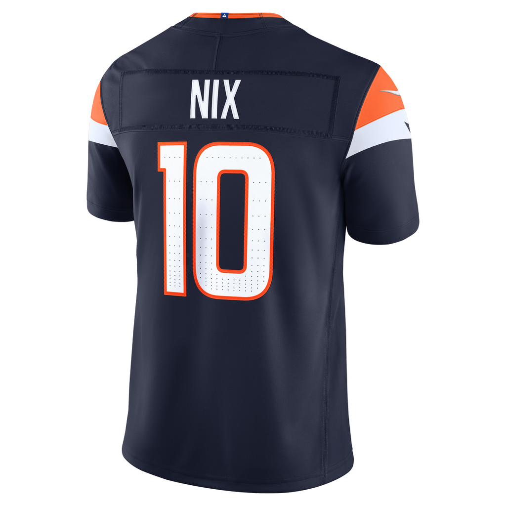 Bo Nix Denver Broncos Vapor F.U.S.E. Stitched Limited Jersey - White