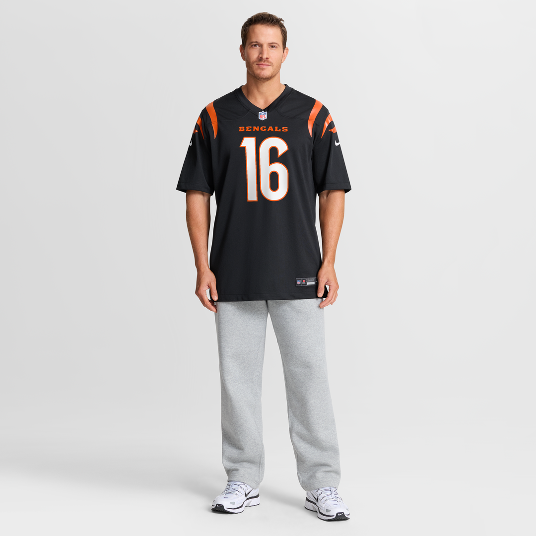 Joe Flacco Cincinnati Bengals Game Jersey - Black