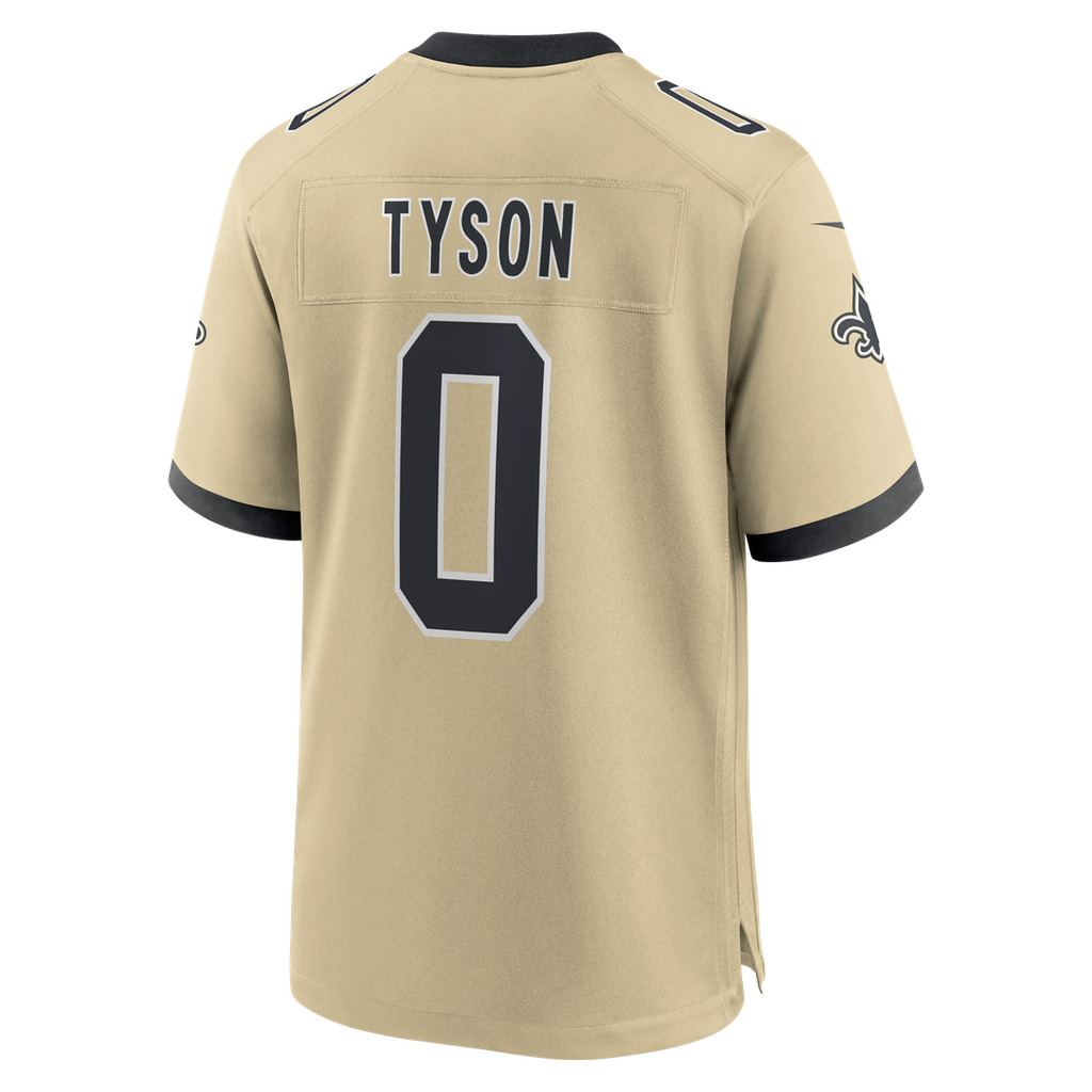 Jordyn Tyson New Orleans Saints Game Jersey - Black