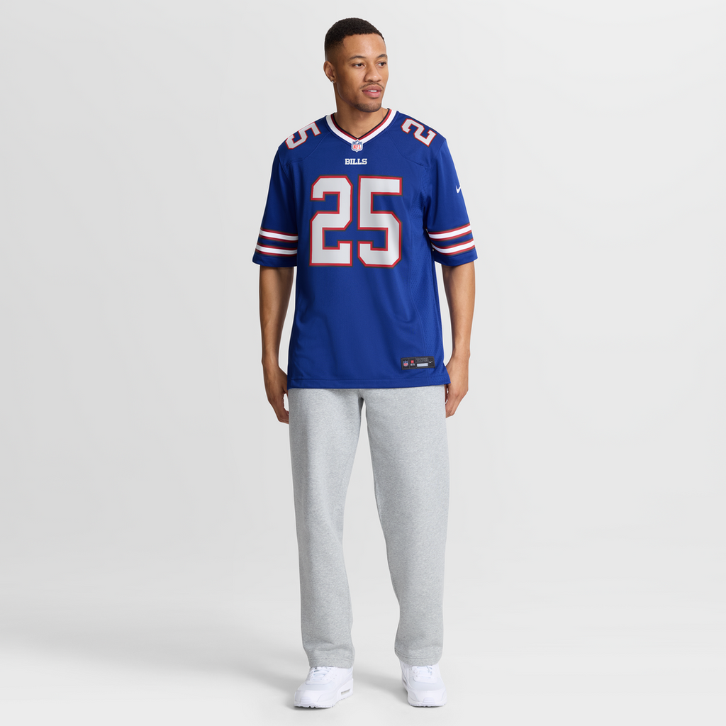 Ty Johnson Buffalo Bills Game Jersey - Royal Blue