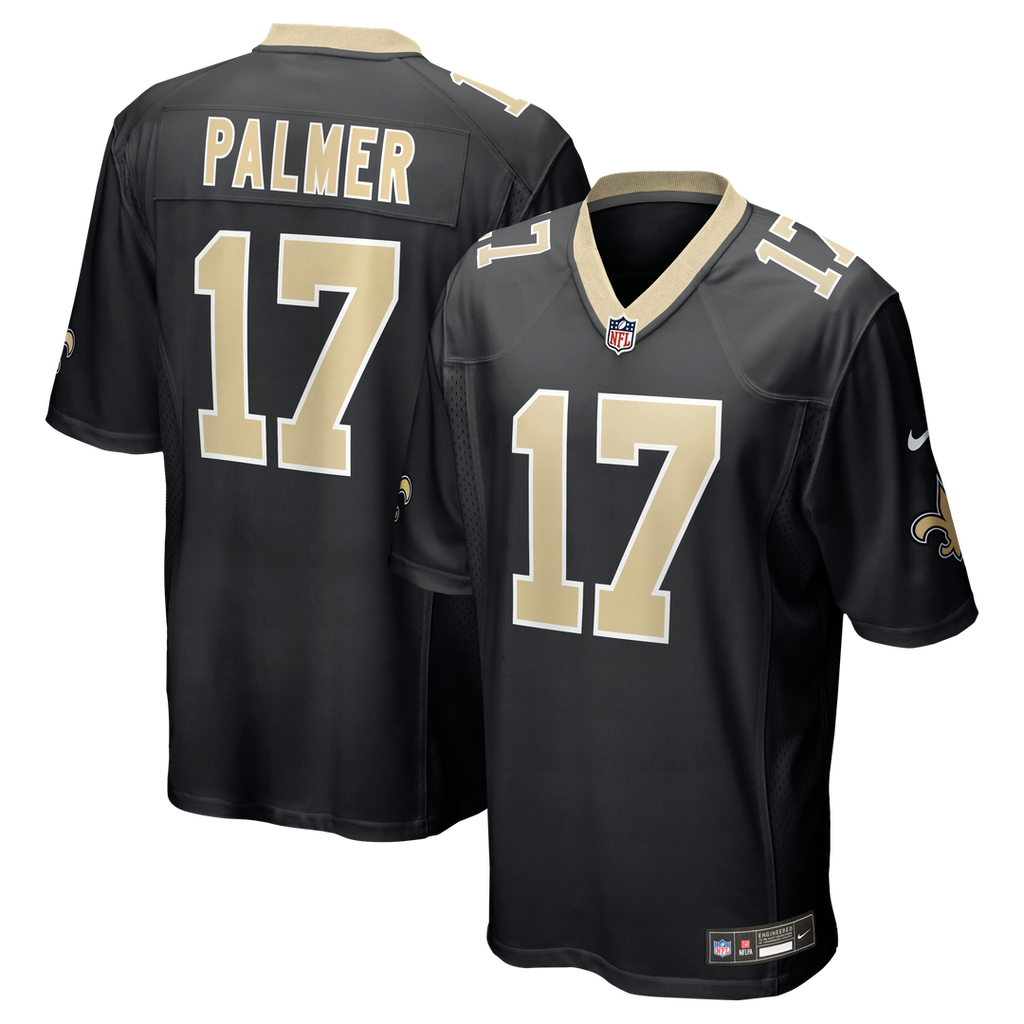 Trey Palmer New Orleans Saints Game Jersey - Black