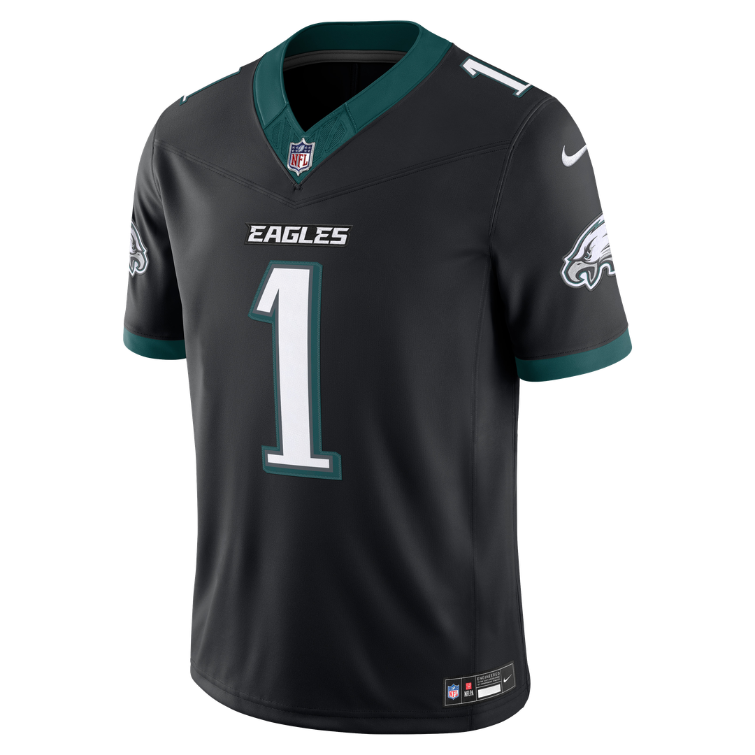 Jalen Hurts Philadelphia Eagles Alternate Vapor F.U.S.E. Stitched Limited Jersey - Black