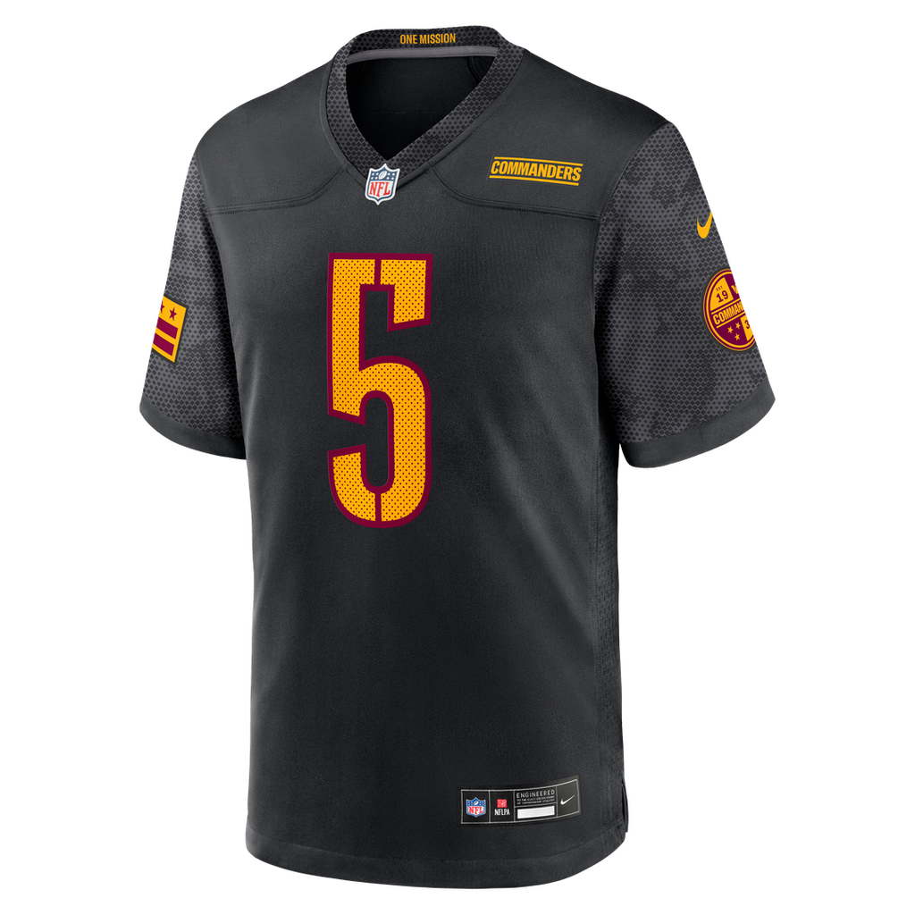 Jayden Daniels Washington Commanders Game Jersey - Burgundy