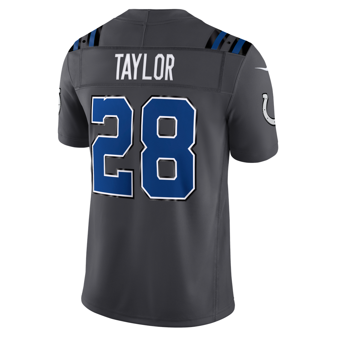 Jonathan Taylor Indianapolis Colts 2026 Rivalries Collection Stitched Limited Jersey - Anthracite