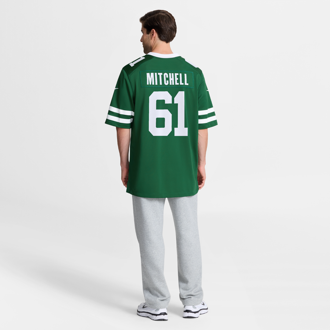 Max Mitchell New York Jets Game Jersey - Legacy Green