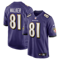 Devontez Walker Baltimore Ravens Game Jersey - Purple