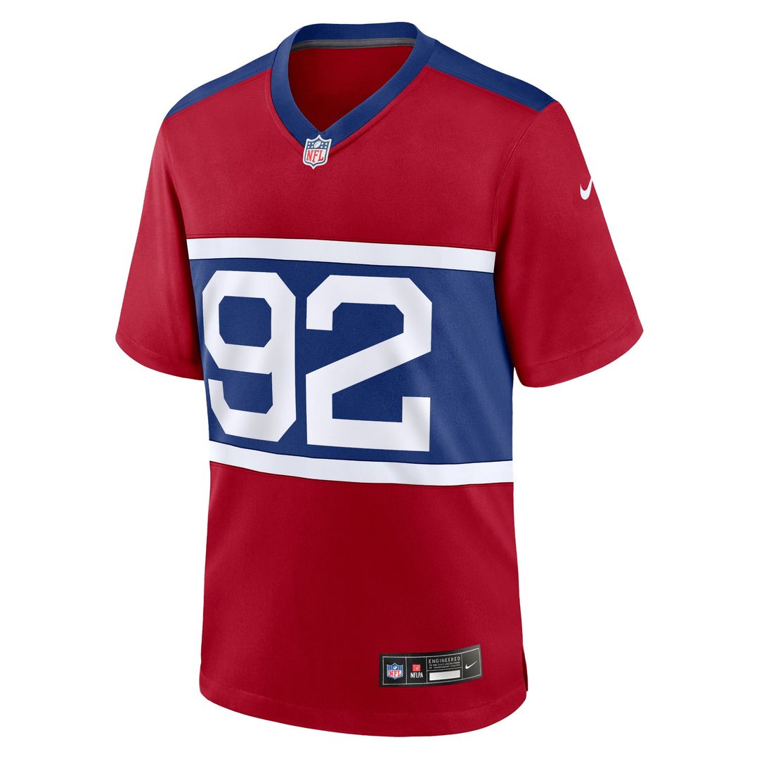 Michael Strahan New York Giants Alternate Game Jersey - Century Red