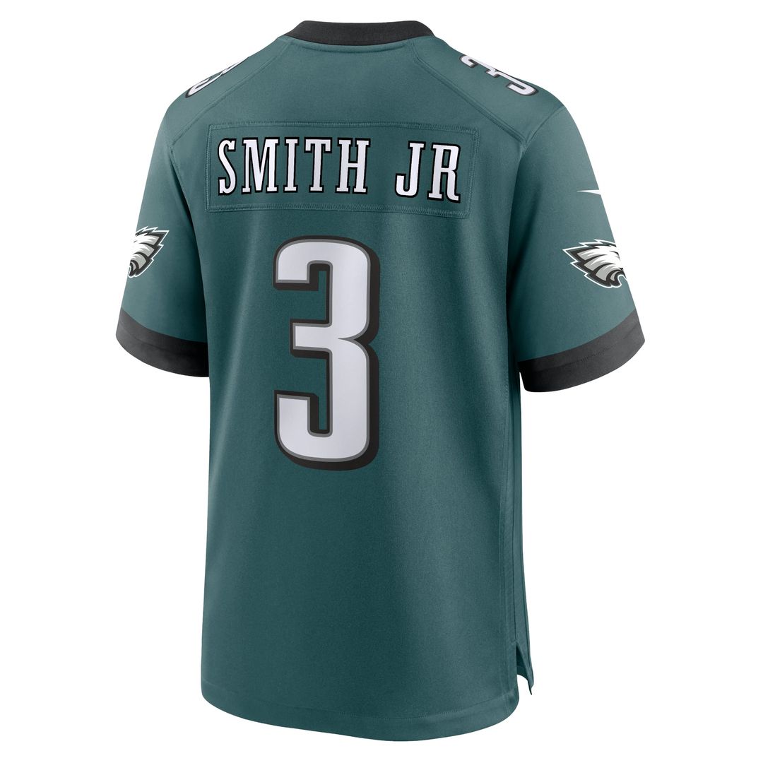 Nolan Smith Philadelphia Eagles Game Jersey - Midnight Green