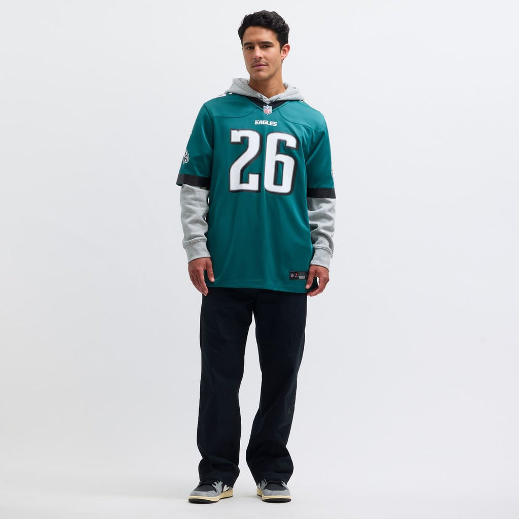 Saquon Barkley Philadelphia Eagles Game Jersey - Midnight Green