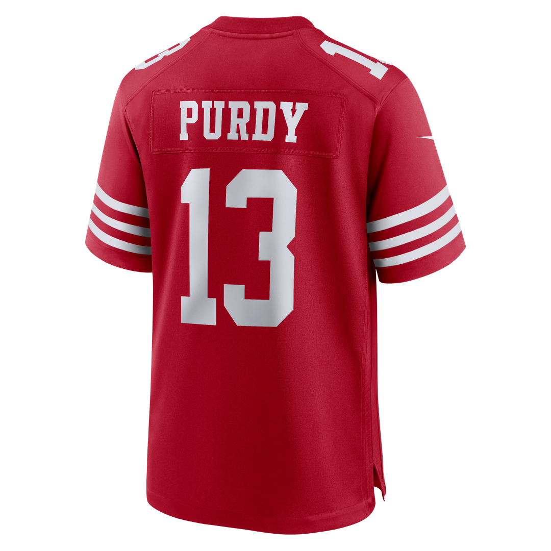 Brock Purdy San Francisco 49ers 80th Anniversary Game Jersey - Scarlet