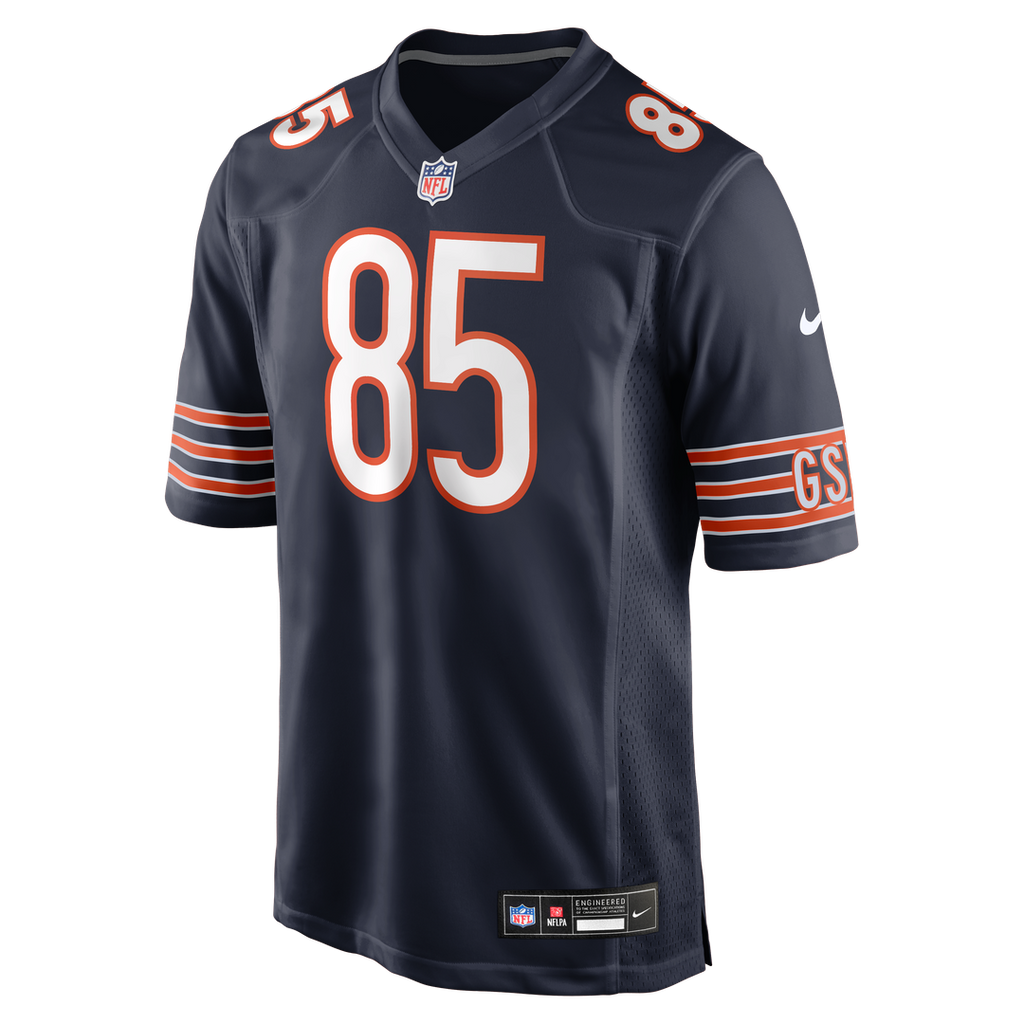 Cole Kmet Chicago Bears Game Jersey - Navy
