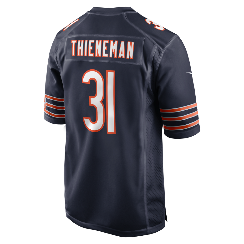 Dillon Thieneman Chicago Bears Game Jersey - Navy