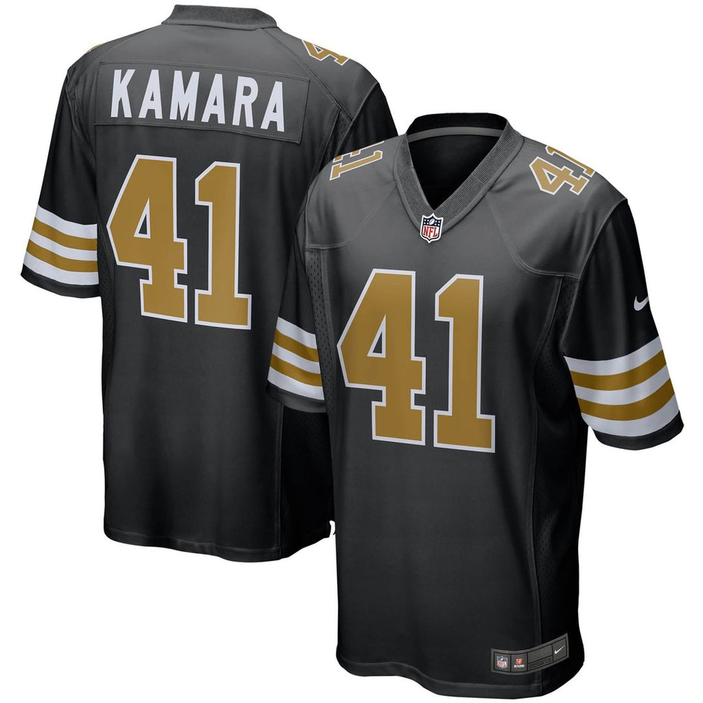 Alvin Kamara New Orleans Saints Alternate Game Jersey - Black