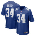 Beau Brade New York Giants Game Jersey - Royal Blue