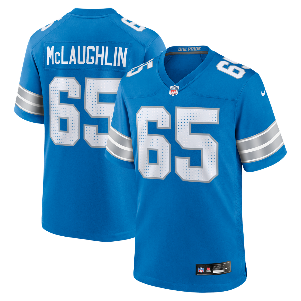 Seth McLaughlin Detroit Lions Game Jersey - Blue