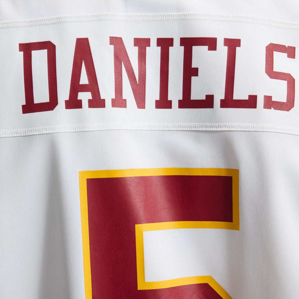Jayden Daniels Washington Commanders Game Jersey - Burgundy