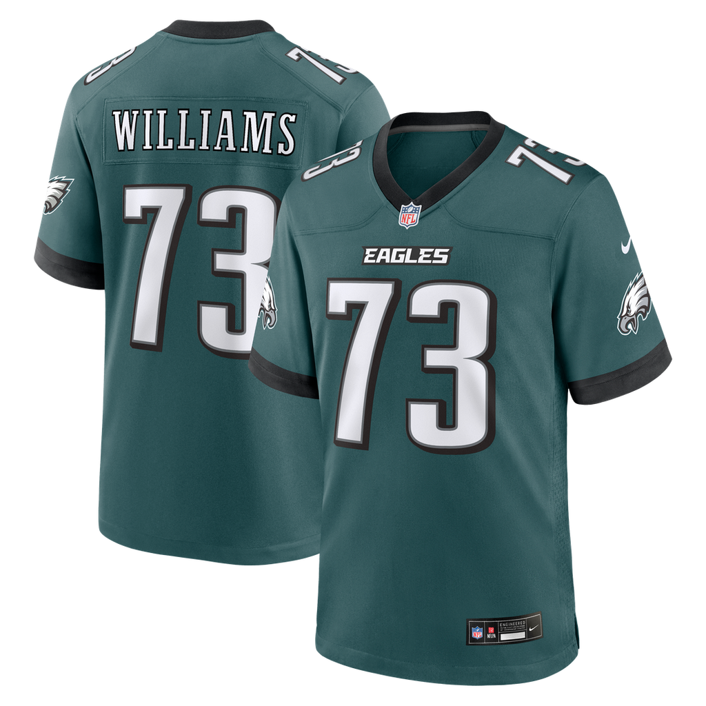 Cameron Williams Philadelphia Eagles Game Jersey - Midnight Green