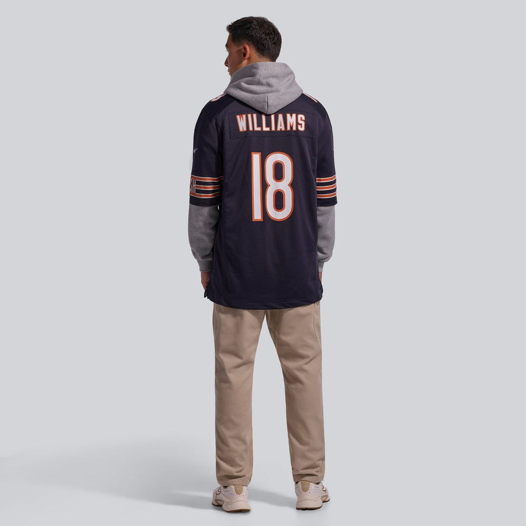 Caleb Williams Chicago Bears Game Jersey - Navy