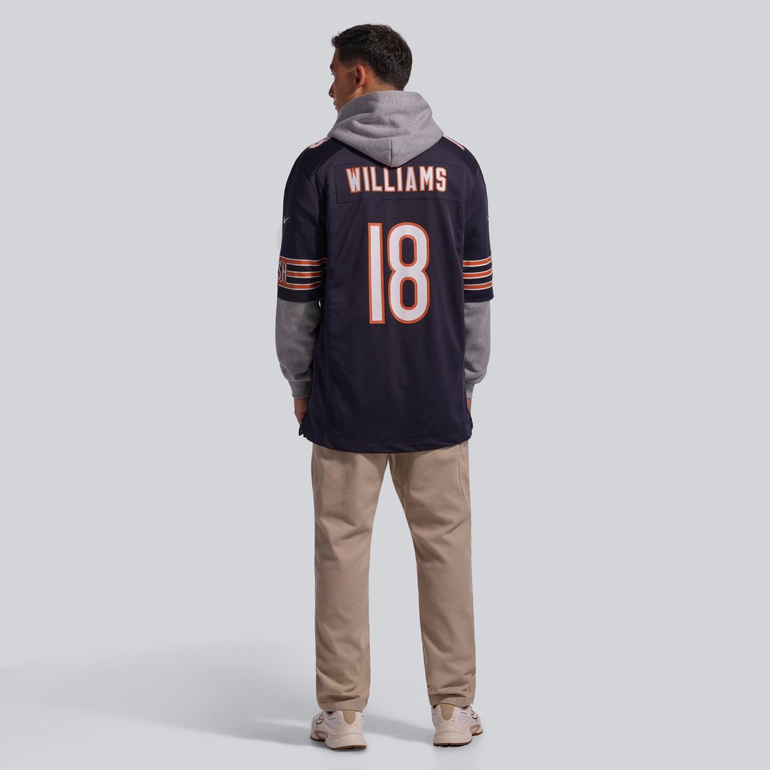 Caleb Williams Chicago Bears Alternate Game Jersey - Orange