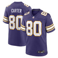 Cris Carter Minnesota Vikings Alternate Game Jersey - Purple