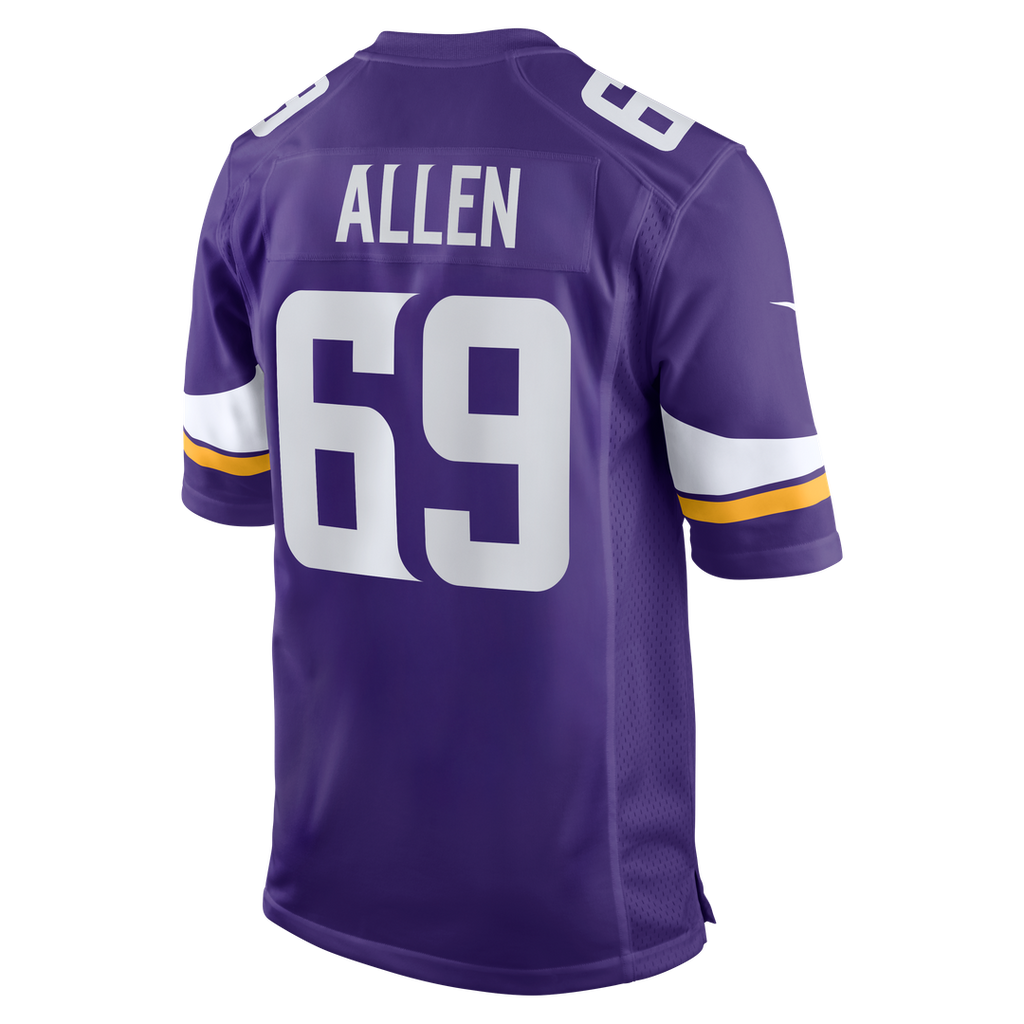 Jared Allen Minnesota Vikings Game Jersey - Purple