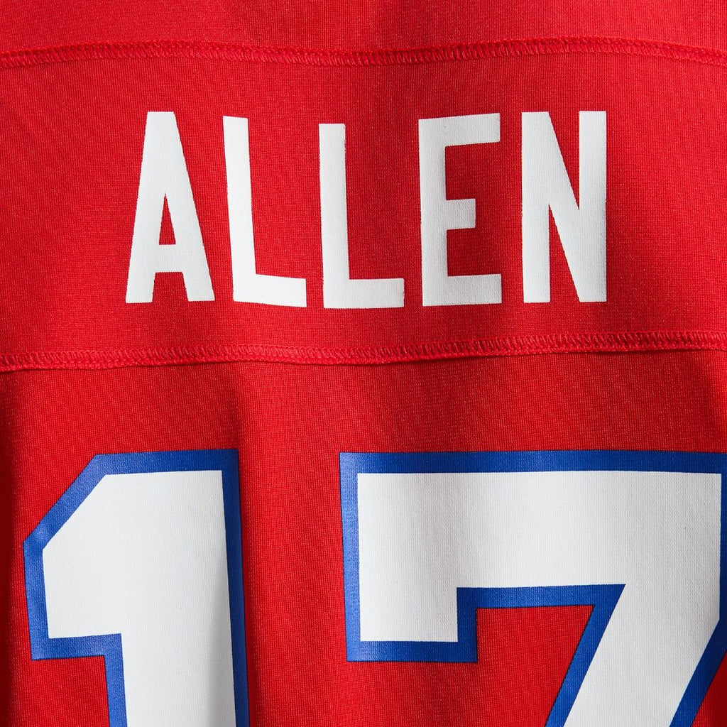 Josh Allen Buffalo Bills White Game Jersey - White