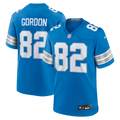 Thomas Gordon Detroit Lions Game Jersey - Blue