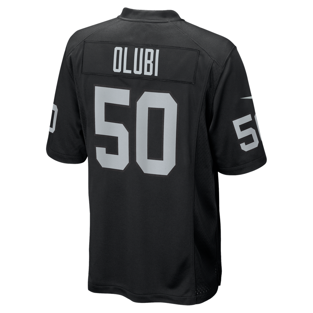Segun Olubi Las Vegas Raiders Game Jersey - Black