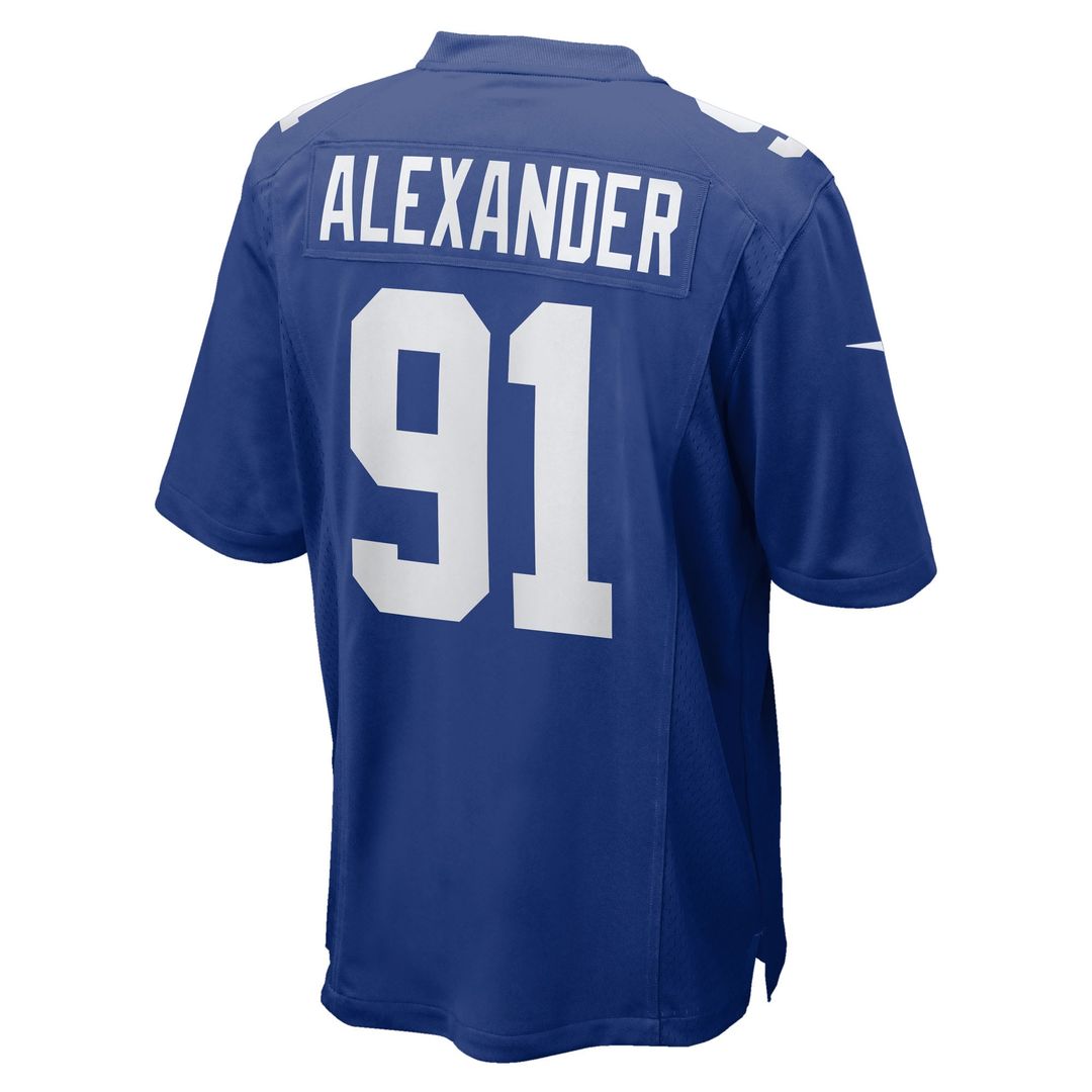 Darius Alexander New York Giants Game Jersey - Royal Blue