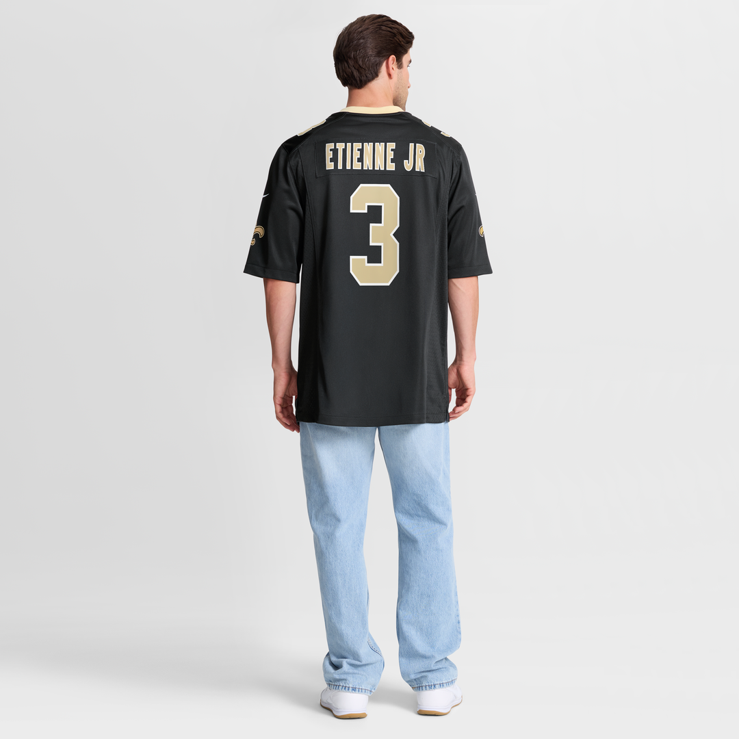 Travis Etienne Jr New Orleans Saints Game Jersey - Black