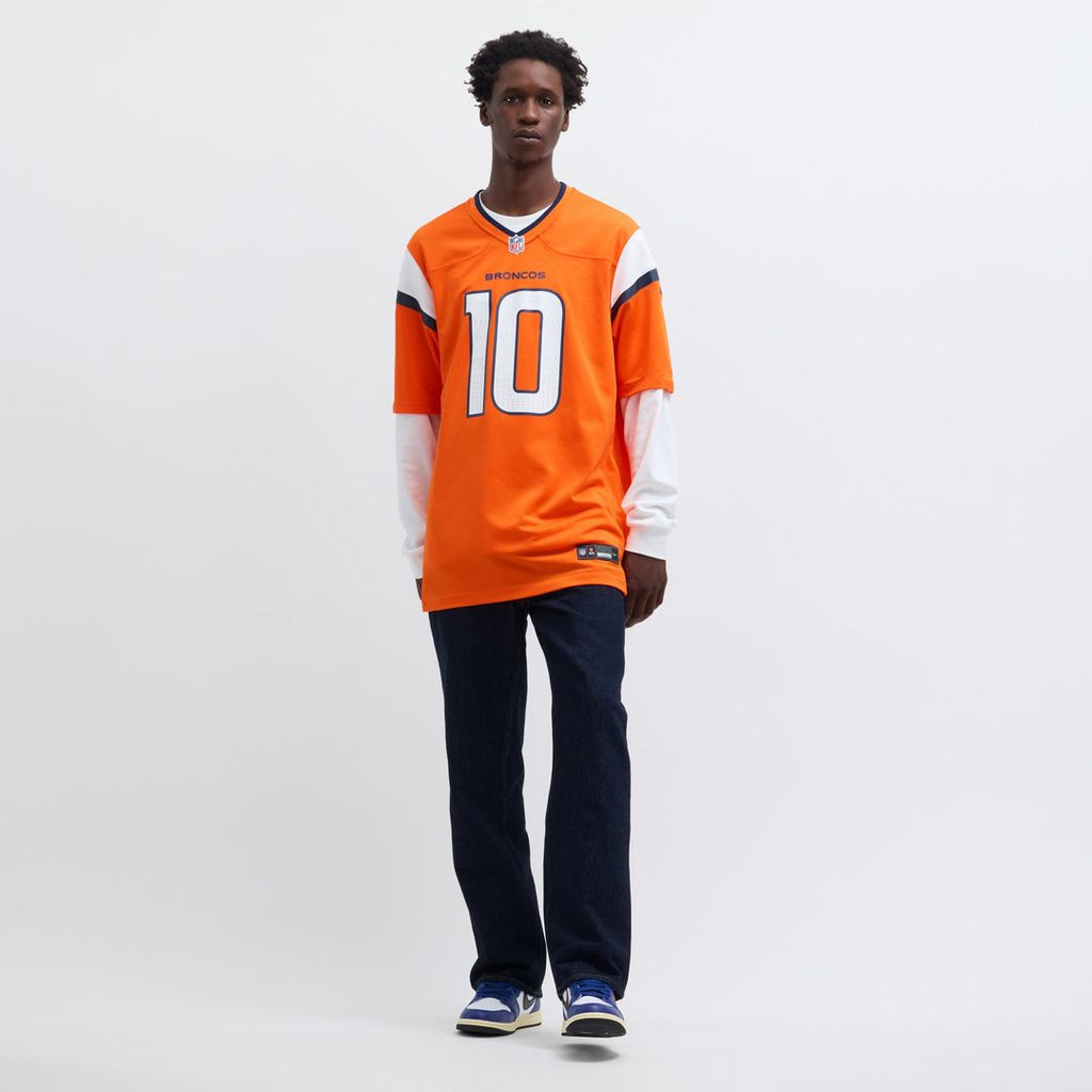 Bo Nix Denver Broncos Game Jersey - Orange