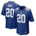 Eric Gray New York Giants Game Jersey - Royal Blue