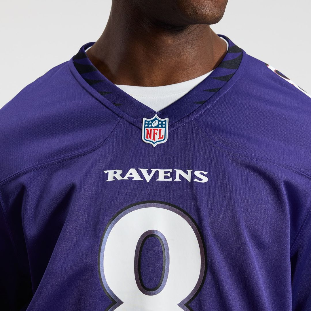 Lamar Jackson Baltimore Ravens Game Jersey - Purple