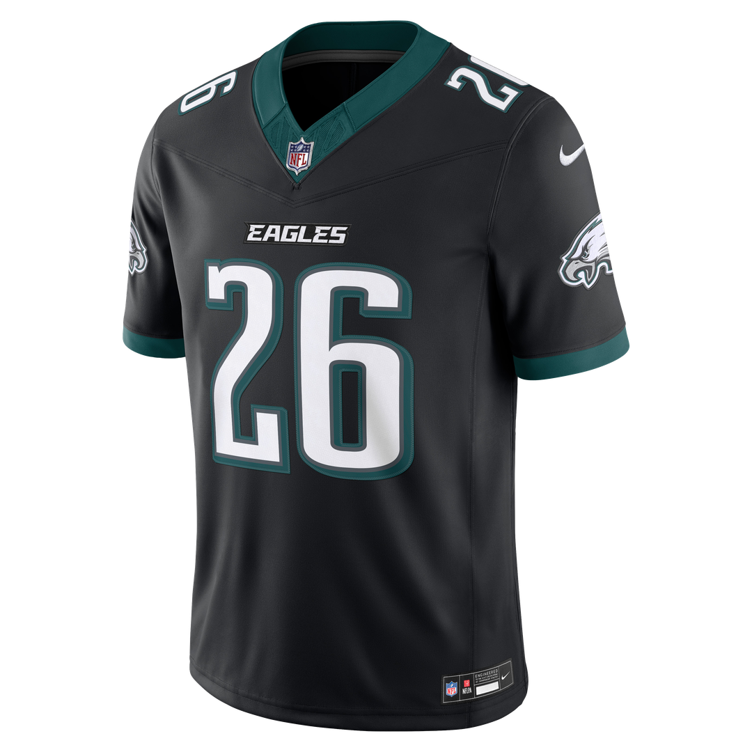 Saquon Barkley Philadelphia Eagles Alternate Vapor F.U.S.E. Stitched Limited Jersey - Black