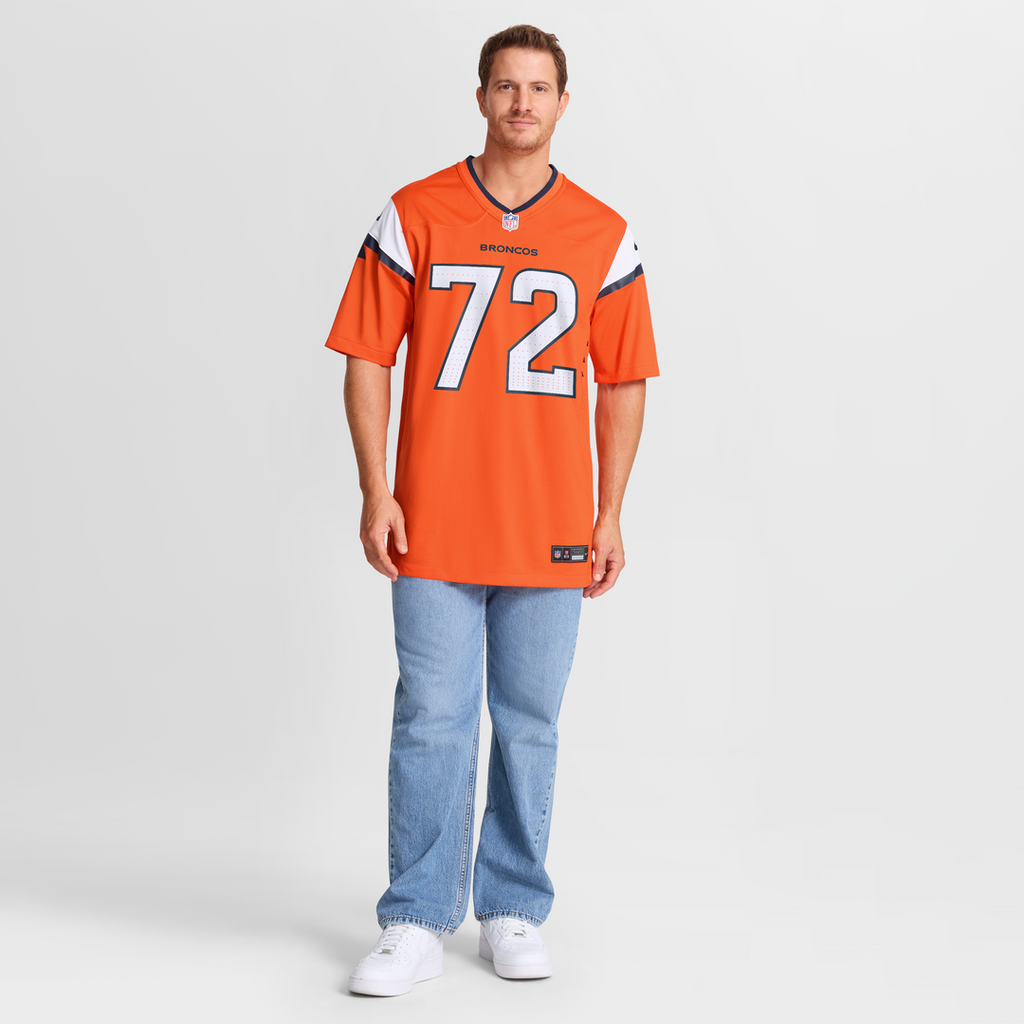 Garett Bolles Denver Broncos Game Jersey - Orange