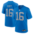 Jared Goff Detroit Lions Alternate Game Jersey - Blue