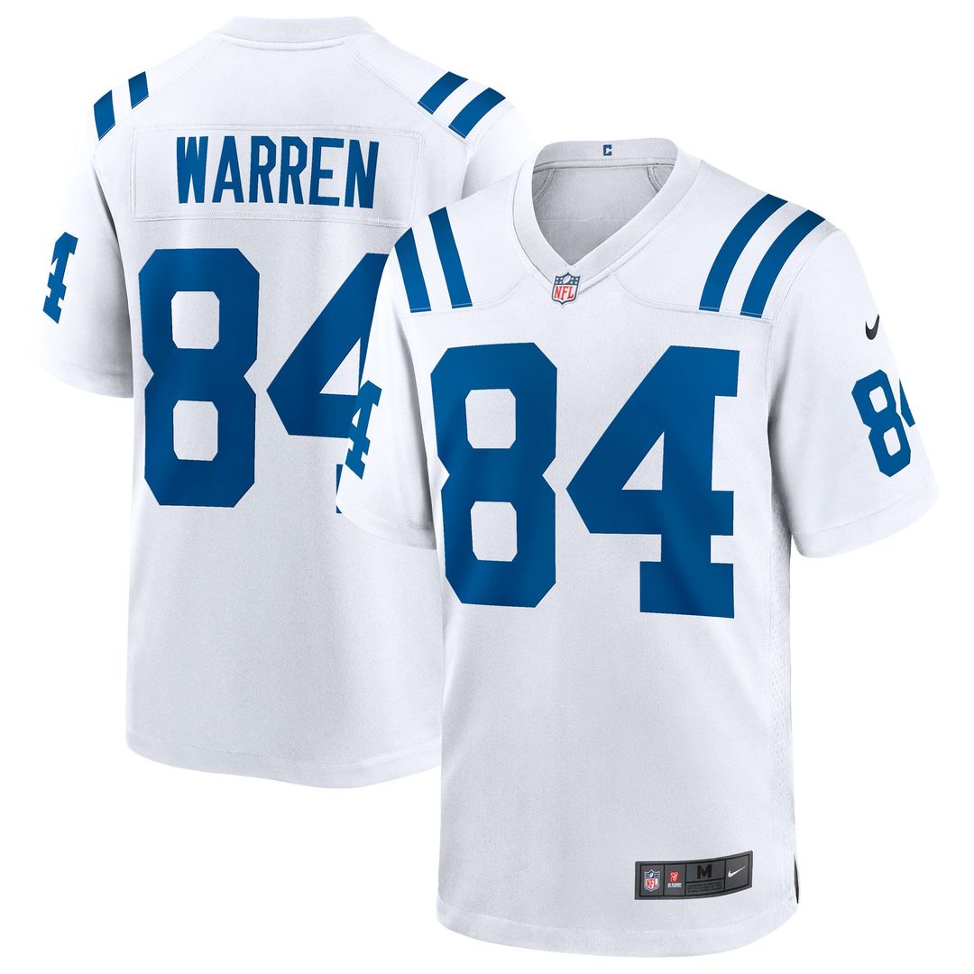 Tyler Warren Indianapolis Colts Game Jersey - Royal Blue