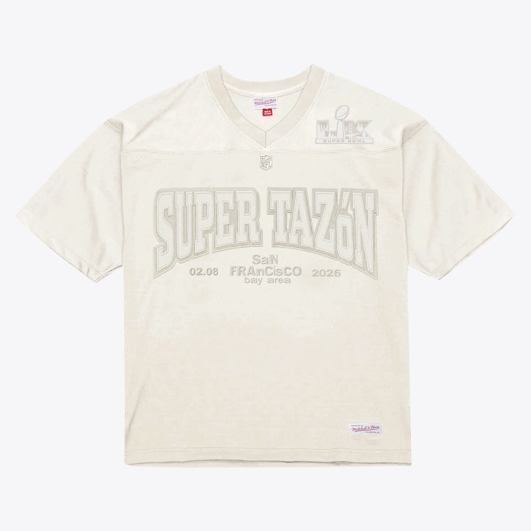 Bad Bunny Super Tazón Legacy Jersey - Cream