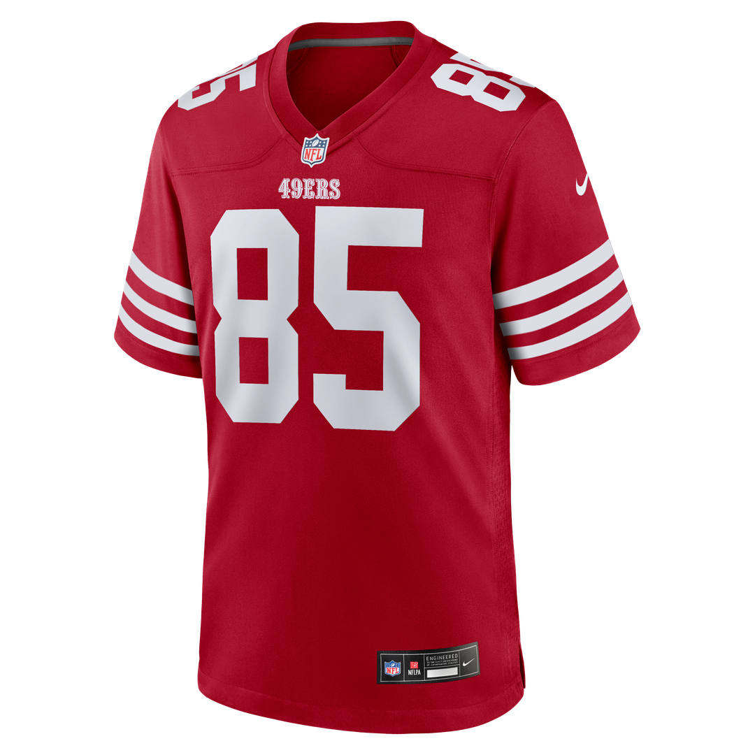 George Kittle San Francisco 49ers Game Jersey - Scarlet