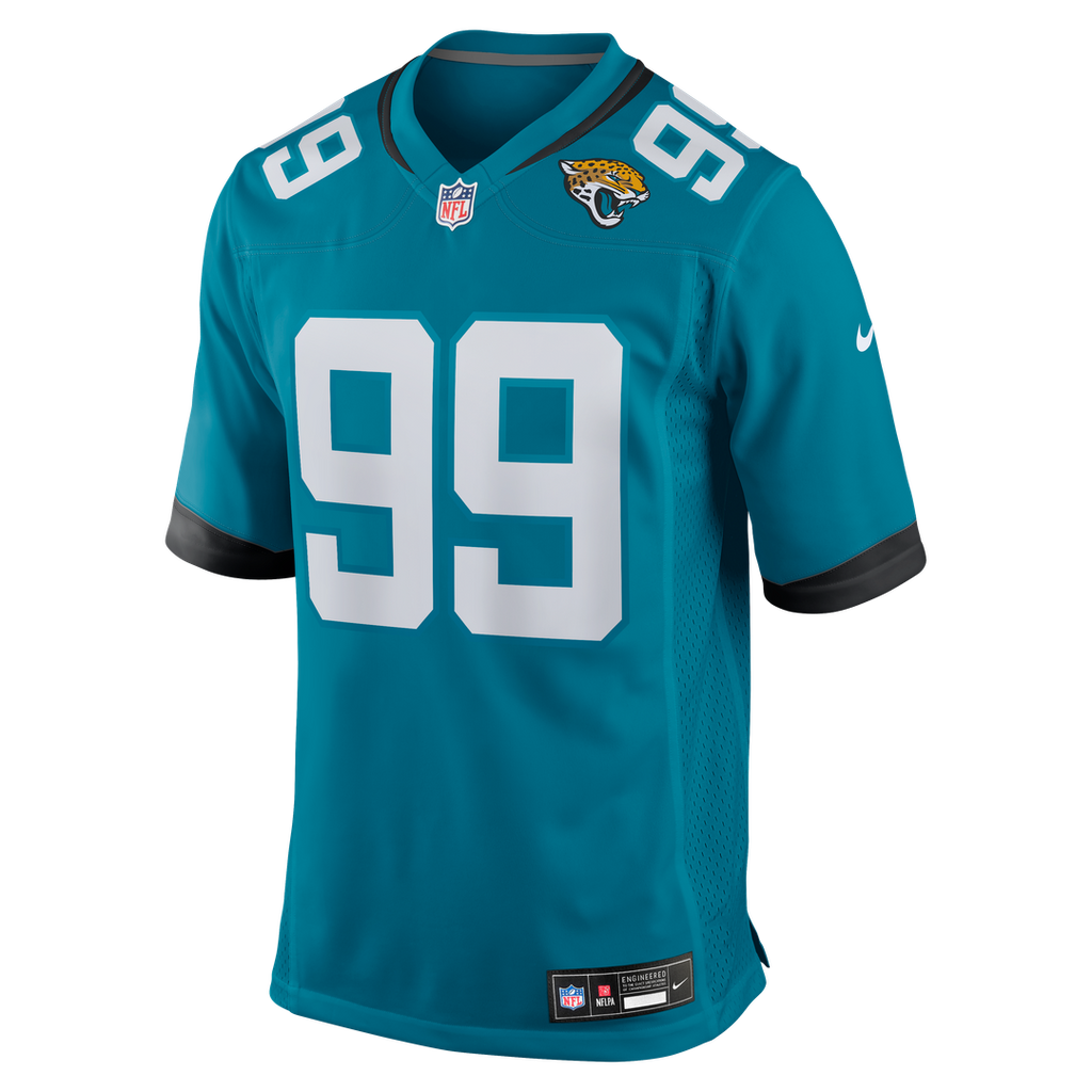 Austin Johnson Jacksonville Jaguars Game Jersey - Teal
