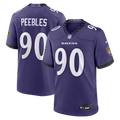 Aeneas Peebles Baltimore Ravens Game Jersey - Purple