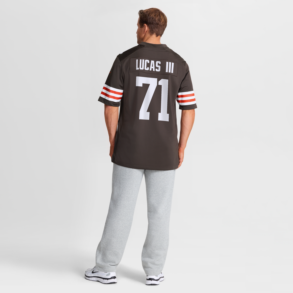 Cornelius Lucas Cleveland Browns Game Jersey - Brown