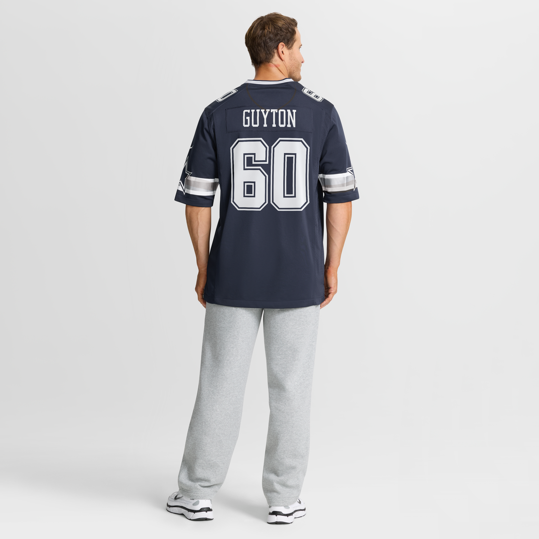 Tyler Guyton Dallas Cowboys Game Jersey - Navy