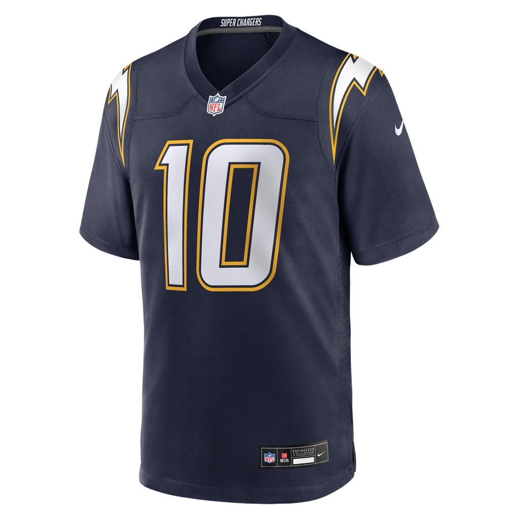 Justin Herbert Los Angeles Chargers Alternate Super Chargers Game Jersey - Navy