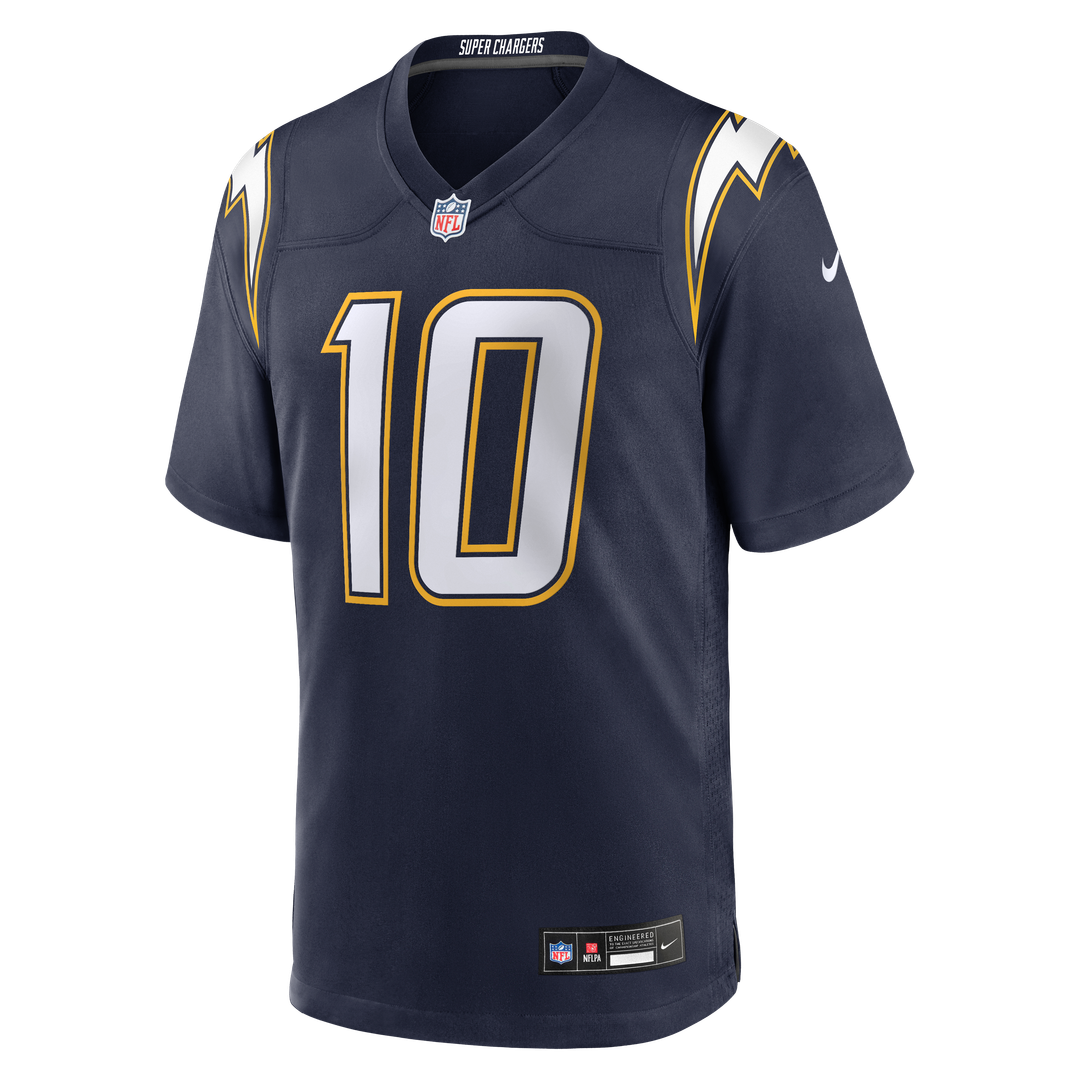 Justin Herbert Los Angeles Chargers Alternate Super Chargers Game Jersey - Navy