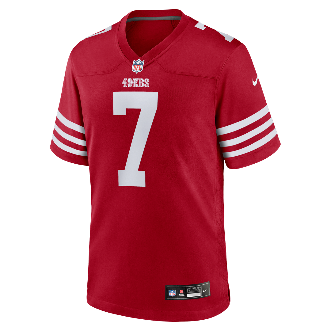 Thomas Morstead San Francisco 49ers Game Jersey - Scarlet