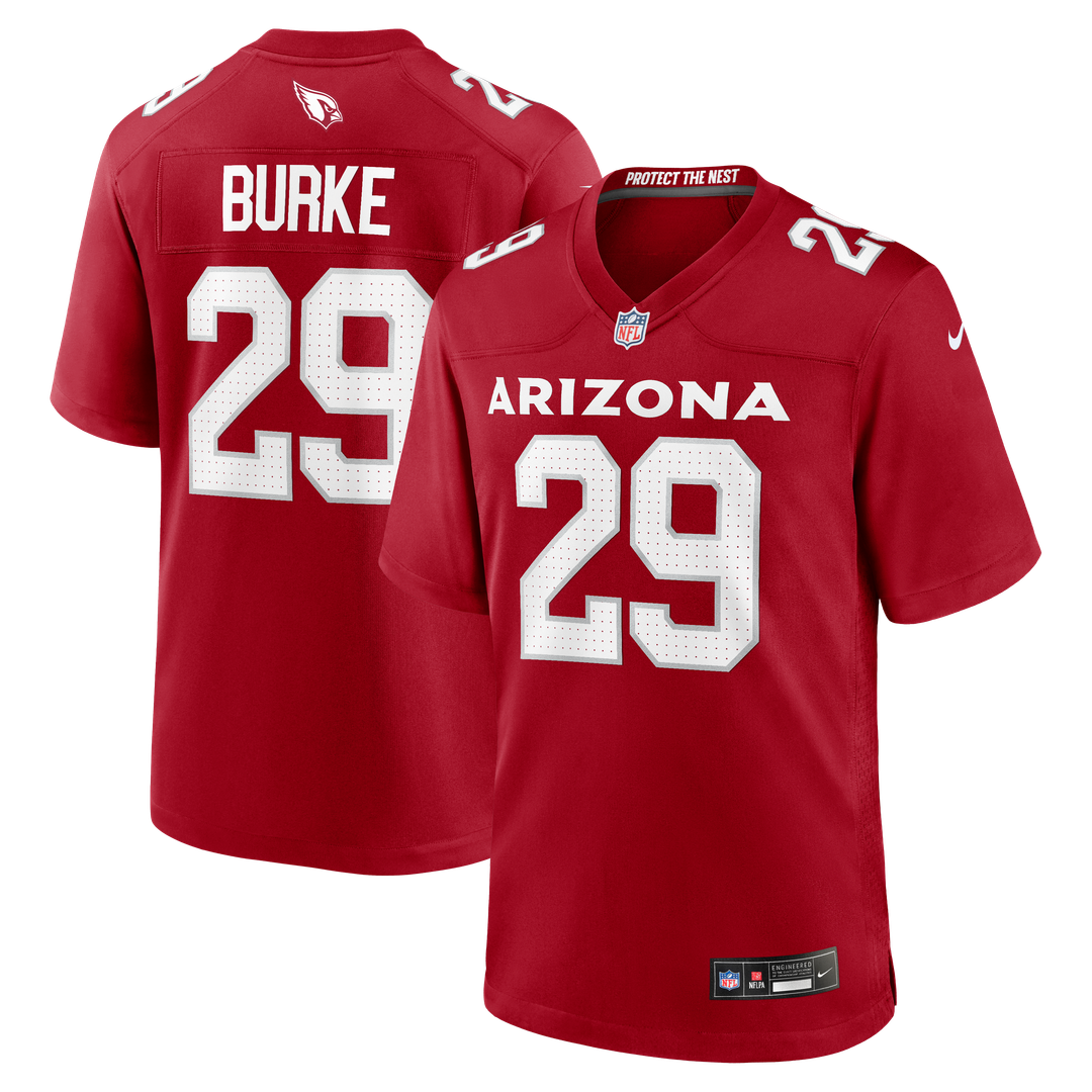 Denzel Burke Arizona Cardinals Game Jersey - Cardinal