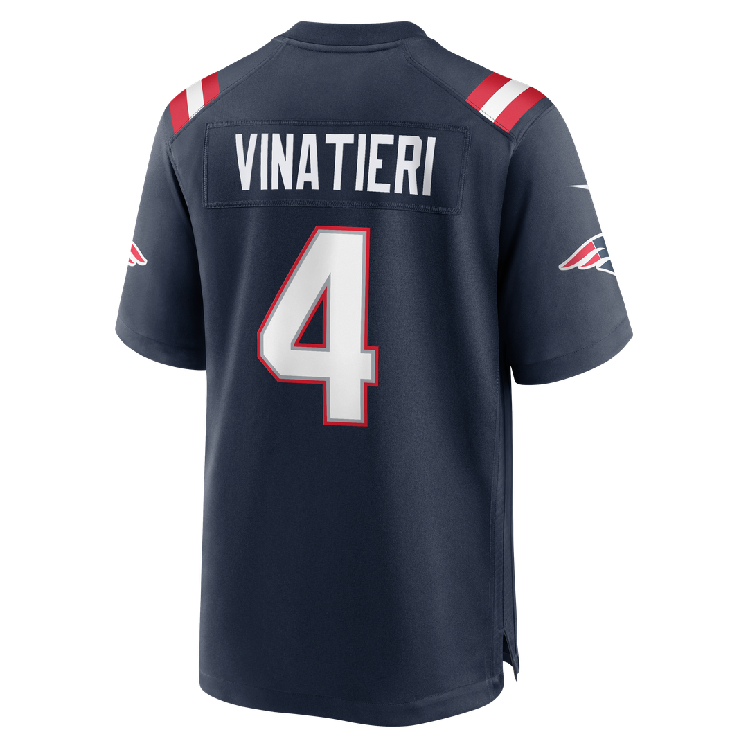 Adam Vinatieri New England Patriots Team Game Jersey - Navy