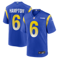 Nick Hampton Los Angeles Rams Game Jersey - Royal Blue