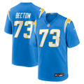 Mekhi Becton Los Angeles Chargers Game Jersey - Powder Blue